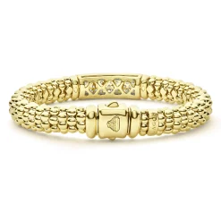 18K Gold Diamond Bracelet | 9mm