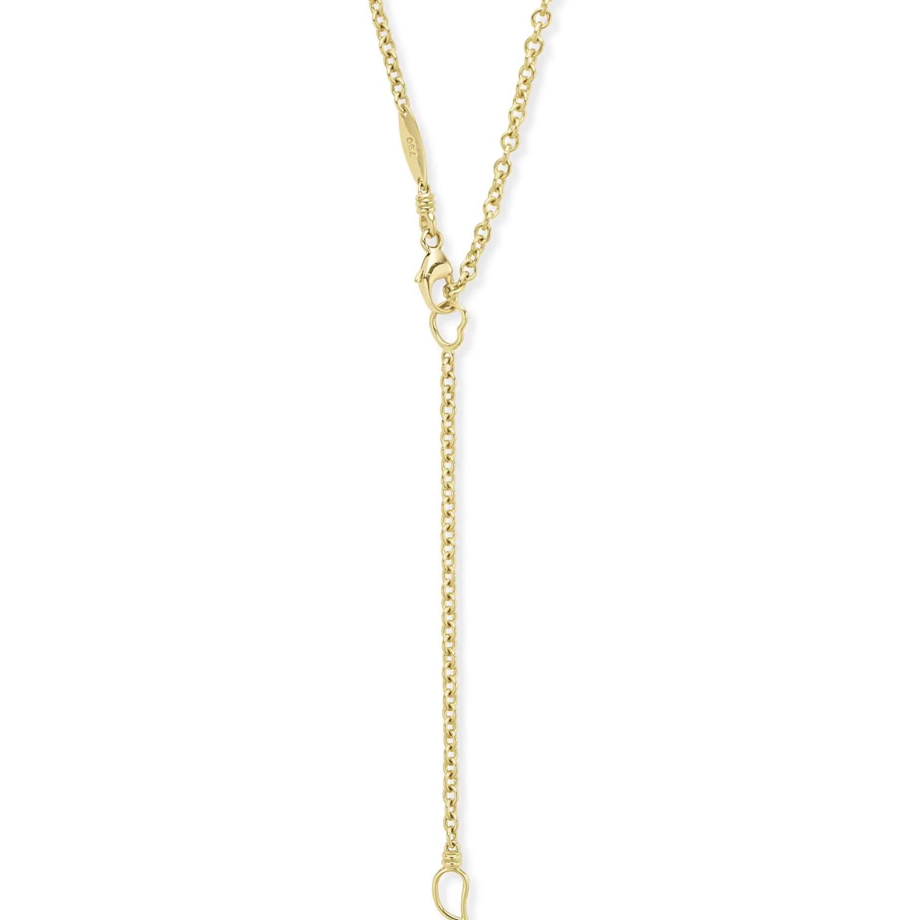 18K Gold Diamond Circle Pendant Necklace