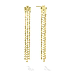 18K Gold Drop Earrings