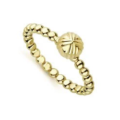 18K Gold Flower Bud Ring