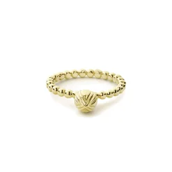 18K Gold Flower Bud Ring