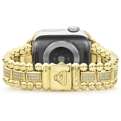 18K Gold Full Diamond Watch Bracelet-38-45mm