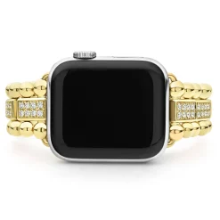 18K Gold Full Diamond Watch Bracelet-38-45mm