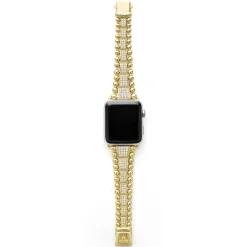 18K Gold Full Diamond Watch Bracelet-42-49mm