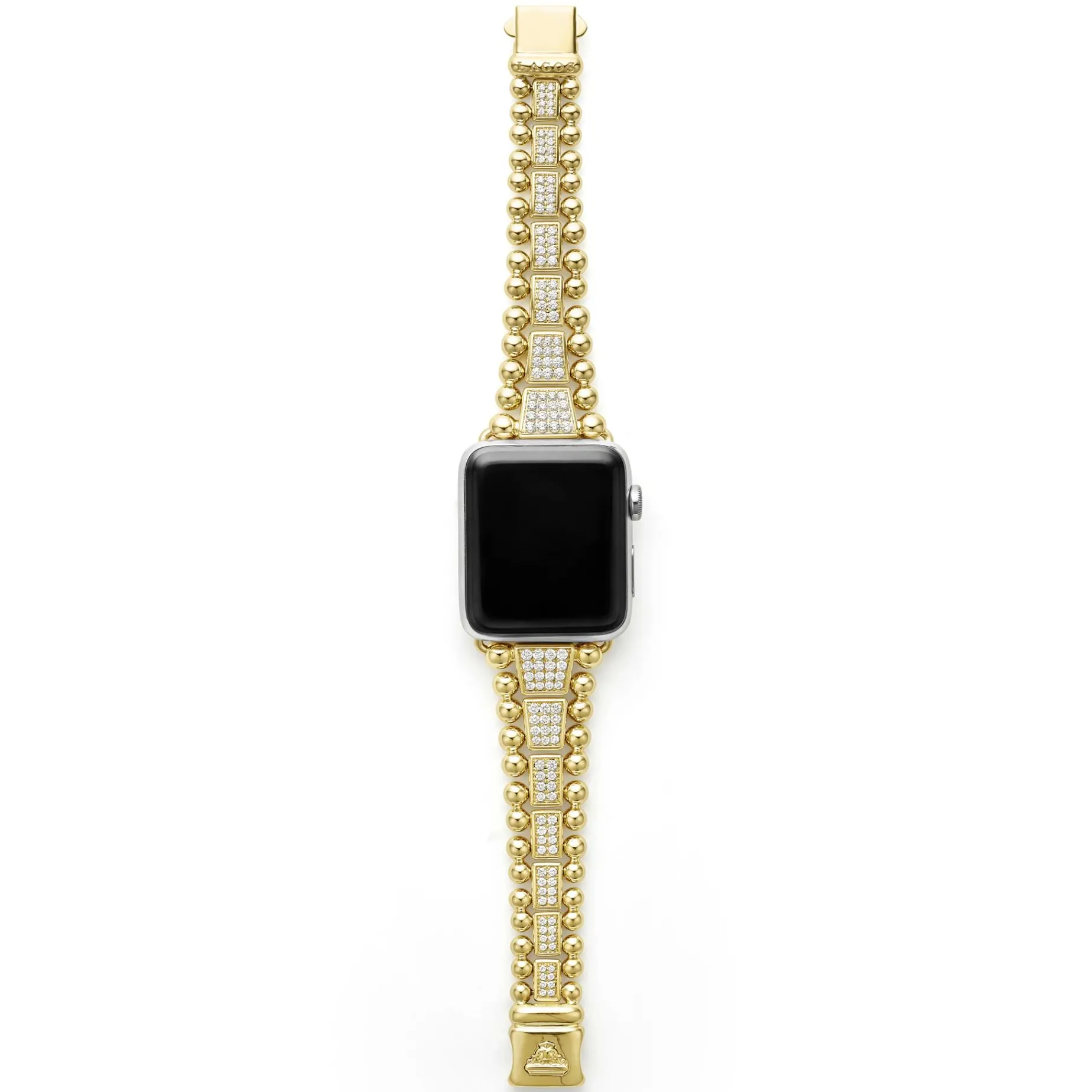 18K Gold Full Diamond Watch Bracelet-42-49mm