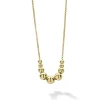 18K Gold Graduated Bead Necklace