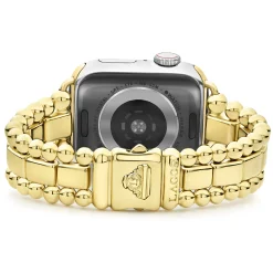 18K Gold Half Diamond Watch Bracelet-38-45mm