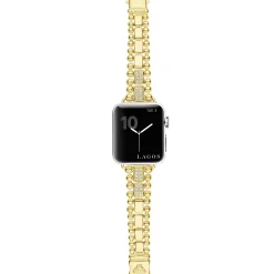 18K Gold Half Diamond Watch Bracelet-38-45mm