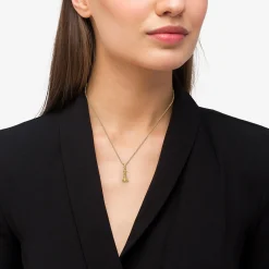 18K Gold King Pendant Necklace