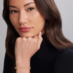 18K Gold Large Link Bracelet