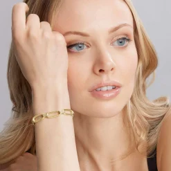 18K Gold Link Bracelet
