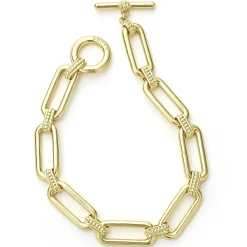 18K Gold Link Bracelet