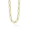 18K Gold Link Necklace