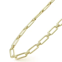 18K Gold Link Necklace