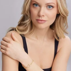18K Gold Multi Link Bracelet