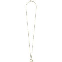 18K Gold Petite Diamond Pendant Necklace