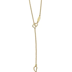 18K Gold Petite Diamond Pendant Necklace