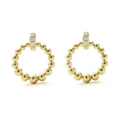 18K Gold Petite Diamond Stud Earrings