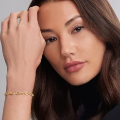 18K Gold Small Link Bracelet