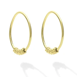 18K Gold Superfine Hoop Earrings