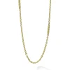 18K Gold Superfine Station Chain Necklace