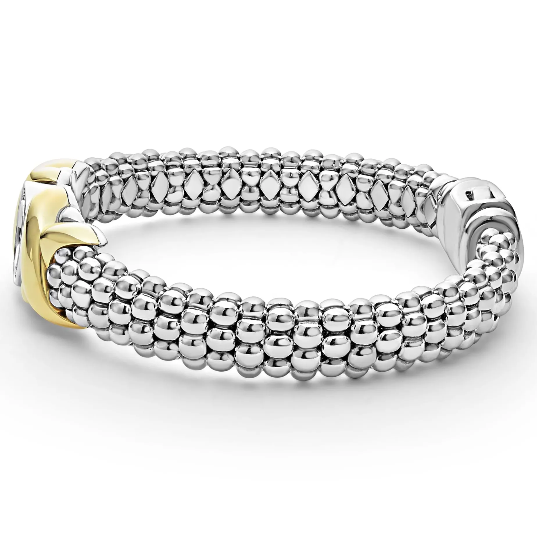 18K Gold XO Diamond Bracelet | 9mm