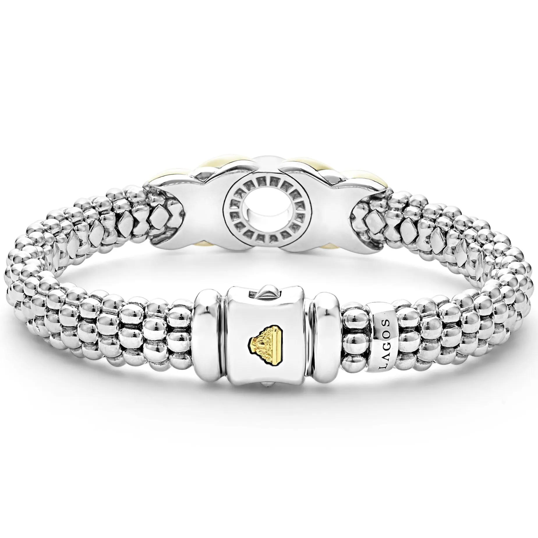 18K Gold XO Diamond Bracelet | 9mm
