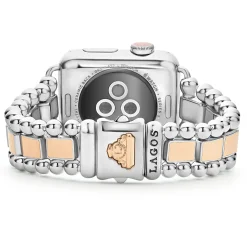 18K Rose Gold and Stainless Steel Watch Bracelet-38-45mm