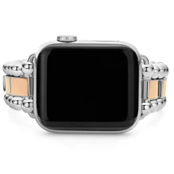 18K Rose Gold and Stainless Steel Watch Bracelet-38-45mm