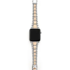 18K Rose Gold and Stainless Steel Watch Bracelet-42-49mm