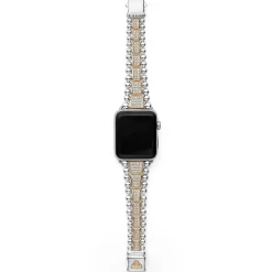 18K Rose Gold and Sterling Silver Full Diamond Watch Bracelet-42-49mm