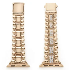 18K Rose Gold Full Diamond Watch Bracelet-38-45mm