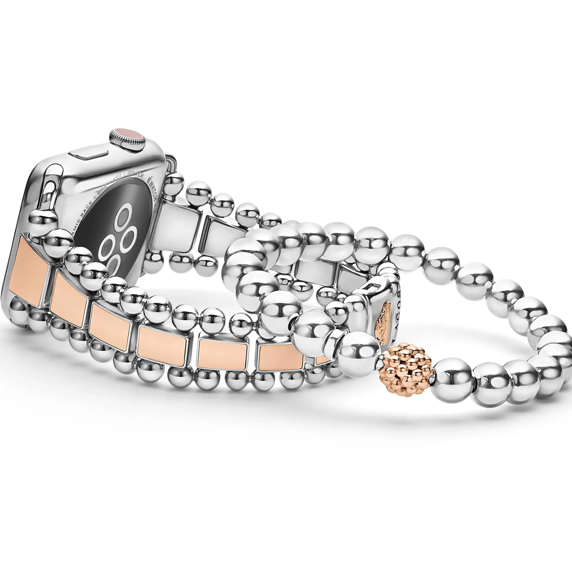 18K Rose Gold Smart Caviar Gift Set- 42-49mm