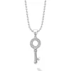 Key Diamond Pendant Necklace
