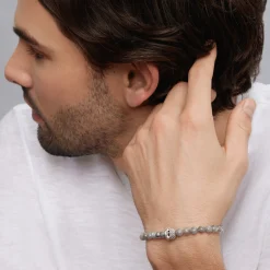 Labradorite Skull Bracelet