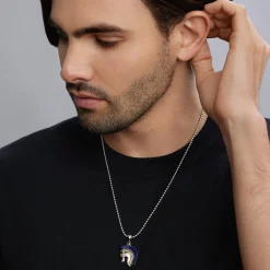 Lapis Helmet Amulet
