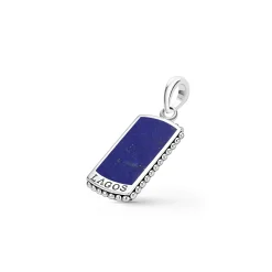 Lapis Tag Amulet