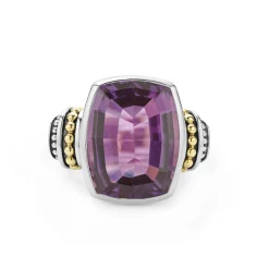 Large Amethyst Statement Ring