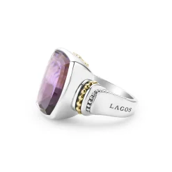 Large Amethyst Statement Ring
