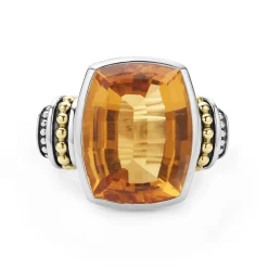 Large Citrine Statement Ring
