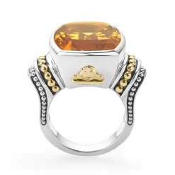 Large Citrine Statement Ring
