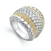 Large Diamond Statement Ring