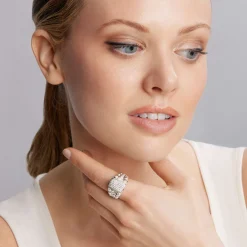 Large Diamond Statement Ring