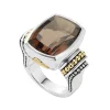 Large Smokey Quartz Statement Ring