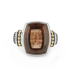 Large Smokey Quartz Statement Ring
