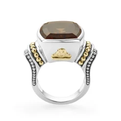 Large Smokey Quartz Statement Ring