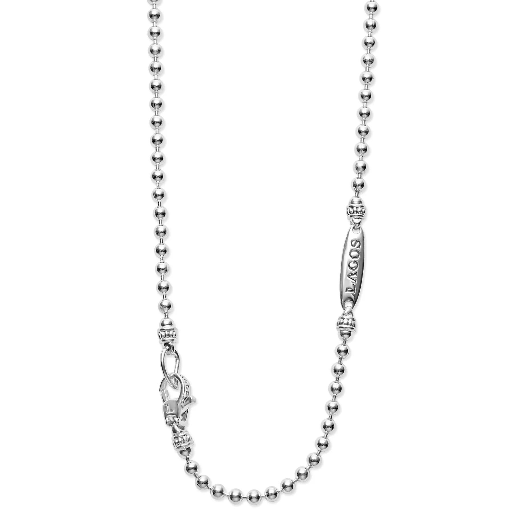 Large Two-Tone Pendant Necklace