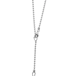 Large Wave Diamond Pendant Necklace