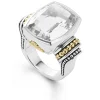 Large White Topaz Statment Ring