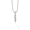 Lightning Bolt Diamond Pendant Necklace